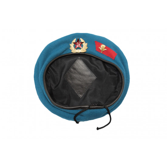 Soviet airborne troops blue vdv beret summer hat Soviet airborne troops blue vdv beret summer hat