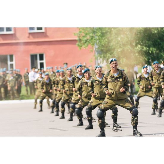 Troupes aéroportées russes soviétiques chapeau d`été de béret vdv bleu