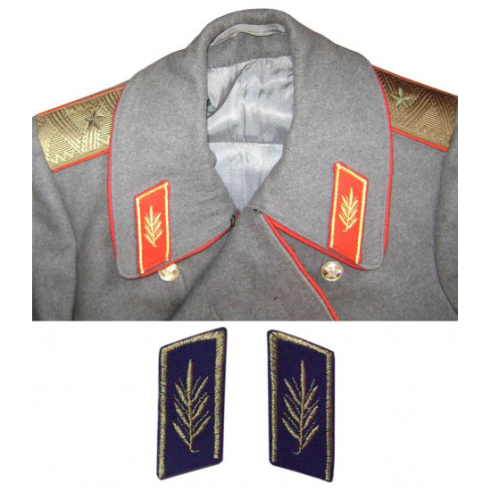 Soviet Army Collar Tabs   boards for overcoats and jackets