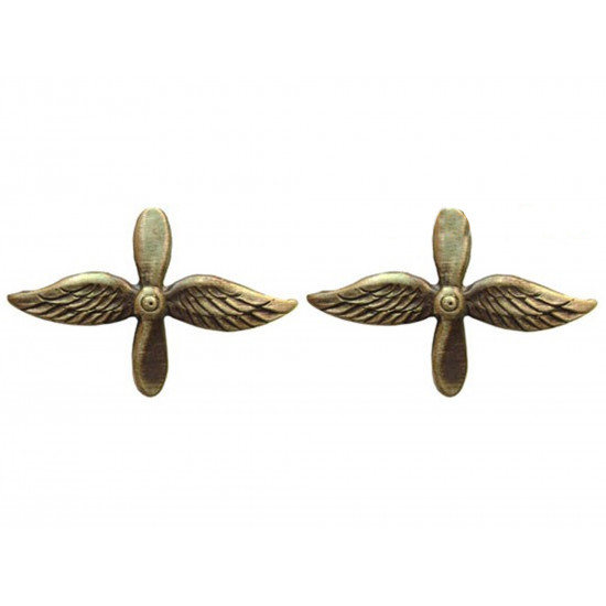 USSR Aviation Soviet   Airborne Collar Pins