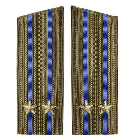   Air Force military Officers shoulder boards