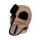 Winter earflaps modern tactical synthetic ushanka hat with fur