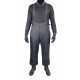 Warm winter pants military police trousers with suspenders
