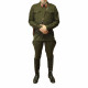 Lieutenant Infantry Soviet Army Khaki Uniform