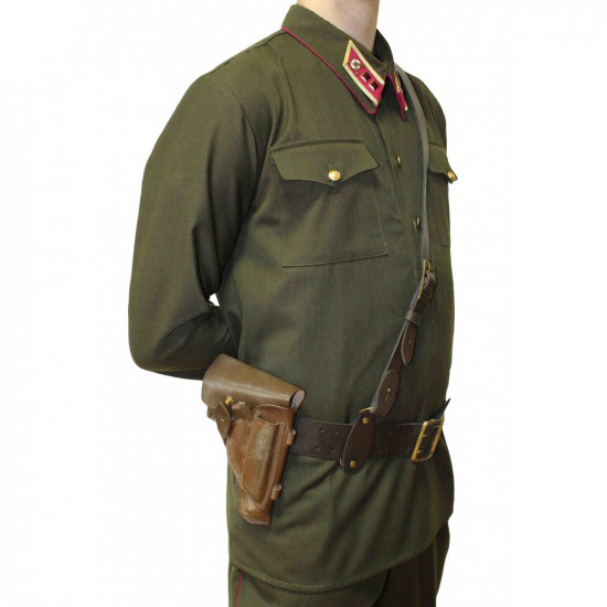 Lieutenant d'infanterie Uniforme kaki de l'armée soviétique