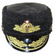 ADMIRAL Russe MARINE Flotte hiver CHAPEAU PAPAKHA Cuir de vachette