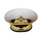 La marine soviétique / l`amiral naval russe fait étalage du chapeau de visière m69