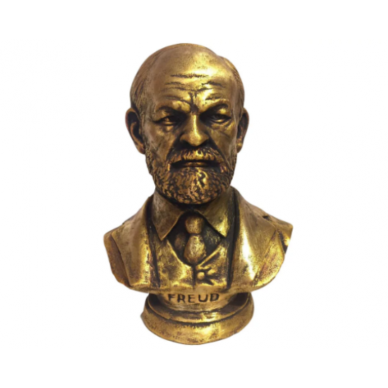 Buste en bronze soviétique du psychiatre et neurologue autrichien Sigmund Freud
