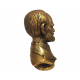 Bronze bust of German  philosopher Karl Marx