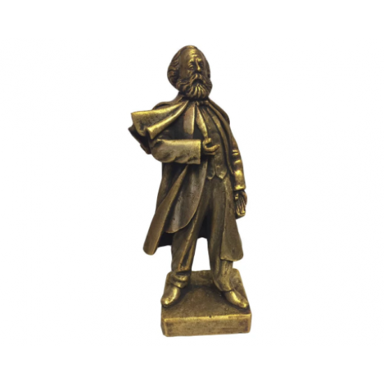 Busto de bronce del filósofo alemán Karl Marx