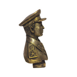 Caudillo de bronce soviético / Polonia Konstanty Rokossowski busto de bronce Caudillo de bronce soviético / Polonia Konstanty Rokossowski busto de bronce