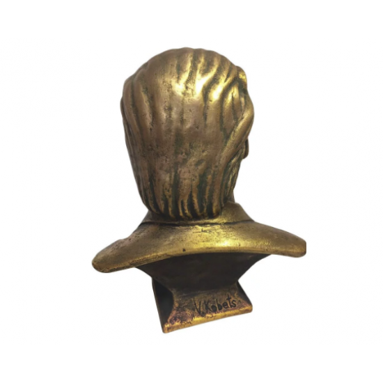 Bronze bust of the 45th president of the USA Donald Trump