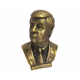 Bronze bust of the 45th president of the USA Donald Trump
