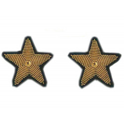Soviet Union 2 USSR Officer golden stars embroidery Soviet Union 2 USSR Officer golden stars embroidery