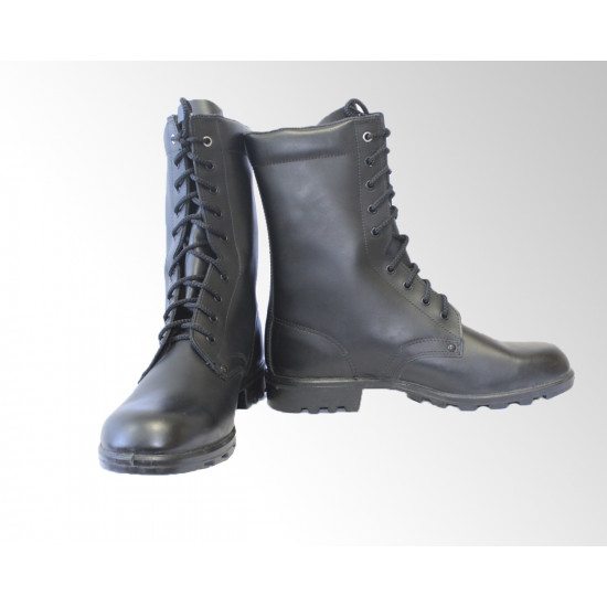 Botas de cuero cromadas tobilleras altas reglamentarias de entretiempo de Airsoft