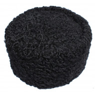 Black Karakul Kubanka   winter Astrakhan fur hat Papaha Black Karakul Kubanka   winter Astrakhan fur hat Papaha