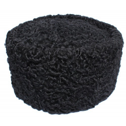 Black Karakul Kubanka   winter Astrakhan fur hat Papaha Black Karakul Kubanka   winter Astrakhan fur hat Papaha