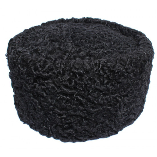 Karakul Kubanka negro invierno ruso Astrakhan sombrero de piel Papaha