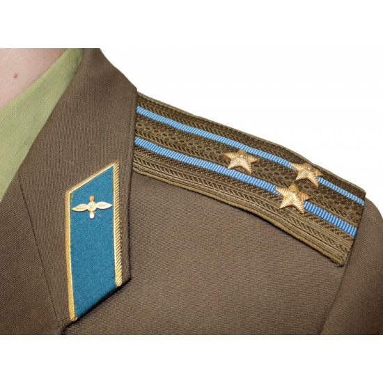 Fuerza Aérea Oficial Soviético Aviación Rusa Uniforme Soviético