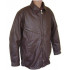Air force pilot Shevretka brown leather military jacket