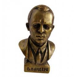 Buste en bronze de Stepan Bandera d'Ukraine Buste en bronze de Stepan Bandera d'Ukraine