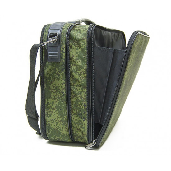 Estuche de camuflaje digital táctico de maleta de viaje con correa