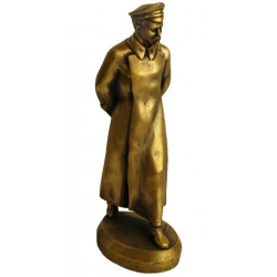 Statue de bronze russe Révolutionnaire soviétique du buste de Dzerjinski Statue de bronze russe Révolutionnaire soviétique du buste de Dzerjinski