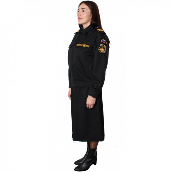 Oficial soviético ruso mujeres túnica chaqueta de la URSS con una falda