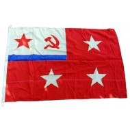 Sowjetische Flottenchef Russische Marine-Flagge 3 Sterne Sowjetische Flottenchef Russische Marine-Flagge 3 Sterne