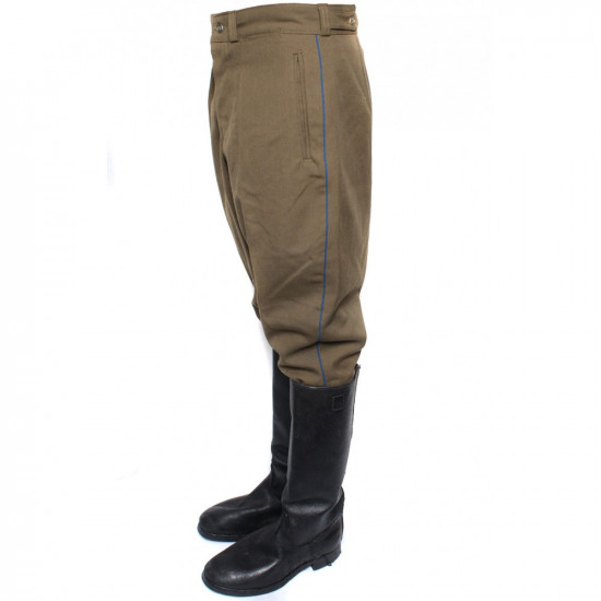   State Security riding breeches Galife trousers Blue piping