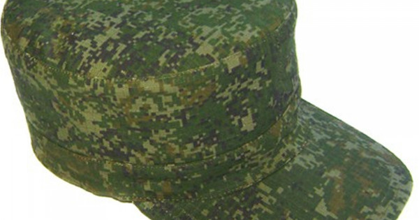 戦術的な迷彩ピクセルキャップリップストップロシア軍の帽子