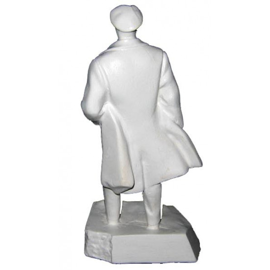 Busto de oro en miniatura del revolucionario comunista ruso Vladimir Ilyich Ulyanov (también conocido como Lenin).