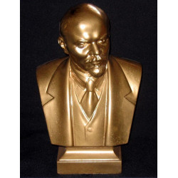 Buste d'or du révolutionnaire communiste russe Vladimir Ilitch Oulianov (alias Lénine) Buste d'or du révolutionnaire communiste russe Vladimir Ilitch Oulianov (alias Lénine)