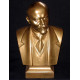 Golden Bust of   communist revolutionary Vladimir Ilyich Ulyanov (aka Lenin)