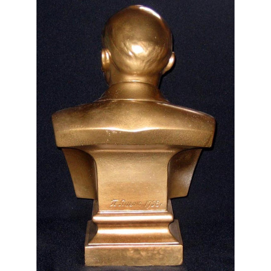 Golden Bust of   communist revolutionary Vladimir Ilyich Ulyanov (aka Lenin)