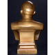 Busto de oro del revolucionario comunista ruso Vladimir Ilyich Ulyanov (también conocido como Lenin)