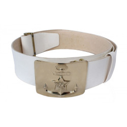 Parade Soviet   Seamen White Naval fleet belt Parade Soviet   Seamen White Naval fleet belt