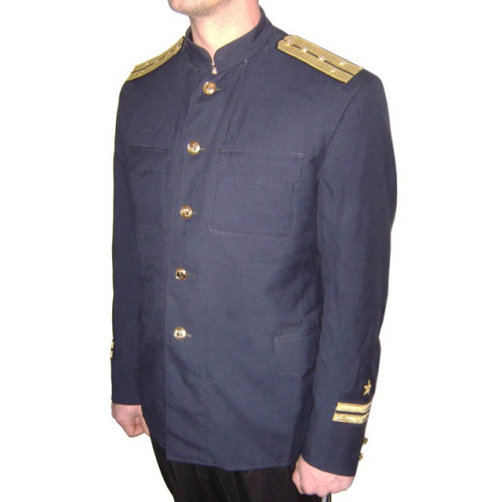 Veste bleue des officiers de la flotte de la marine soviétique russe