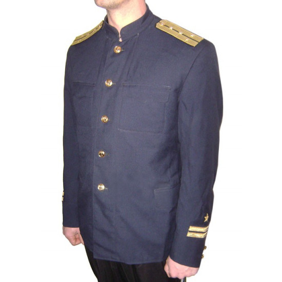 Marineflotte der Russischen Sowjetunion Offiziere blaue Jacke