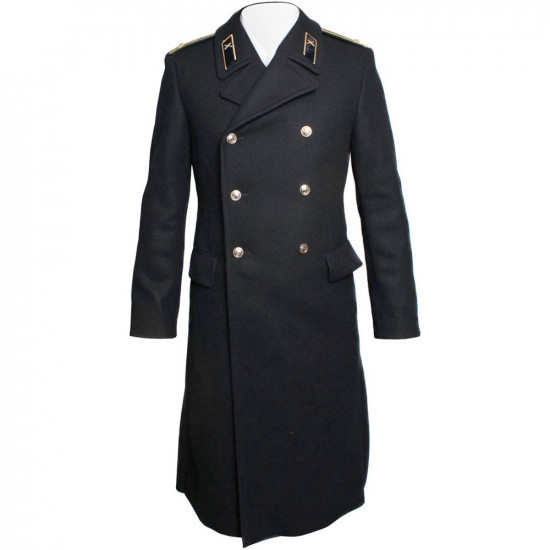 Naval Fleet Russian USSR Navy woolen black Overcoat