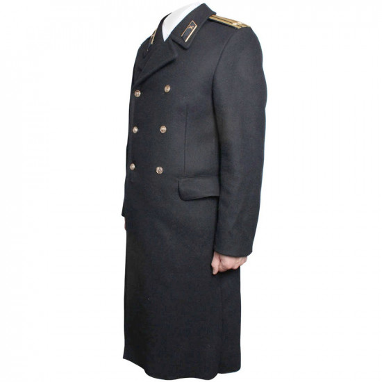 USSR Russian Military Naval Officer woolen winter coat 