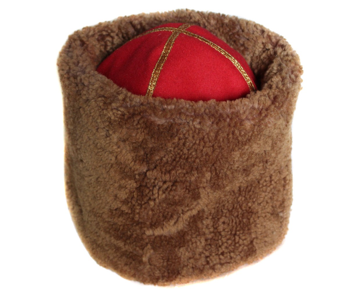 Cossack fur hat papaha papakha winter hat warm russian caucasus