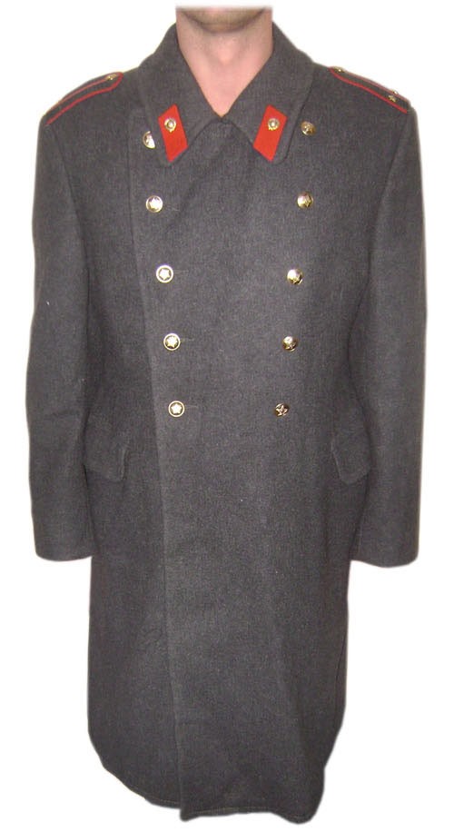 Ussr Winter Woolen Policeman Gray, Russian Surplus Pea Coat
