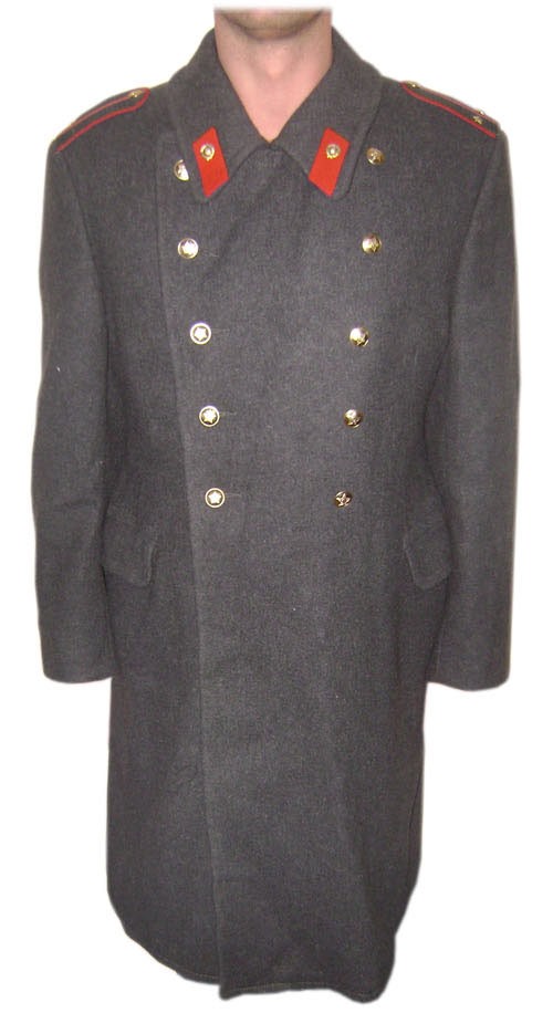 Ussr Winter Woolen Policeman Gray Russian Overcoat Ussr Winter Woolen Policeman Gray, Russian Surplus Pea Coat