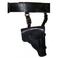 Soviet Union Marine   Officers black Leather belt + holster Soviet Union Marine   Officers black Leather belt + holster