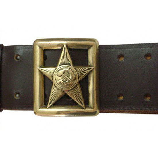 Soviet   Generals parage gilt leather   bellt