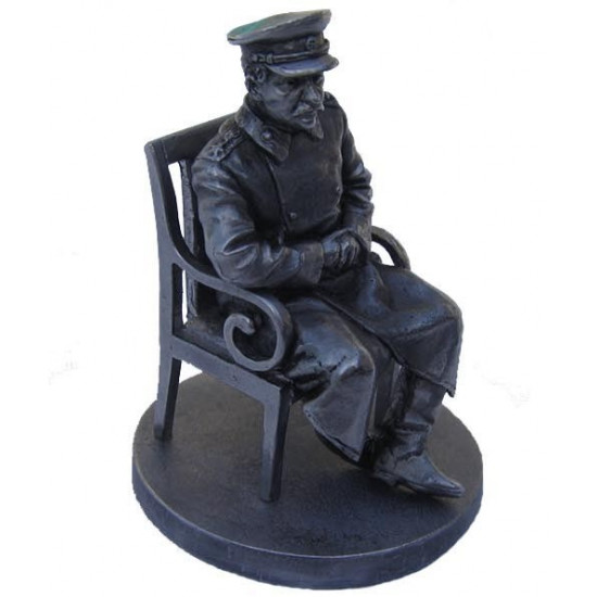 SCULPTURE métal miniature parfaite de STALIN