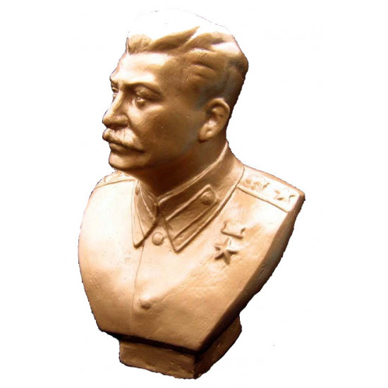 Busto del líder soviético Stalin (también conocido como Joseph Vissarionovich Jughashvili)