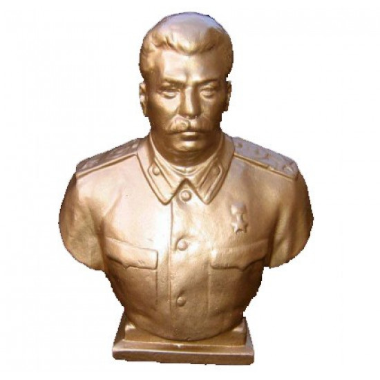 Busto del líder soviético Stalin (también conocido como Joseph Vissarionovich Jughashvili)