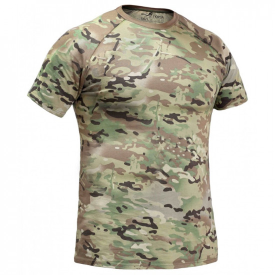Tactical anatomical multicam T-shirt "GYURZA" everyday shirt for an active lifestyle